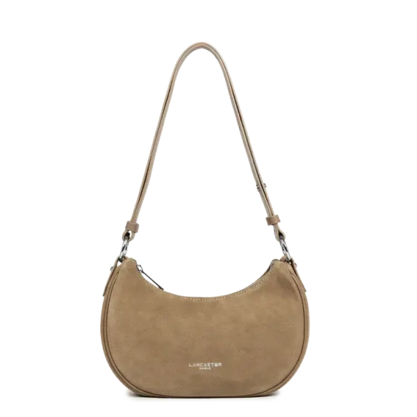 Petit Sac Besace en cuir velours