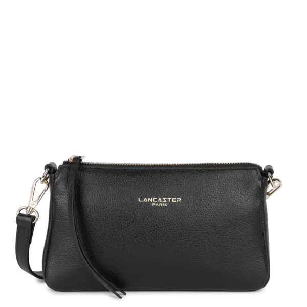 pochette cuir grainé Lancaster