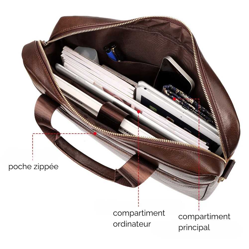sac bandoulière marron