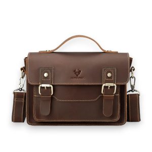 besace en cuir homme vintage