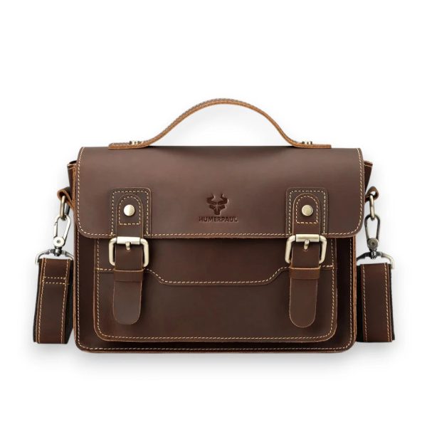 besace en cuir homme vintage