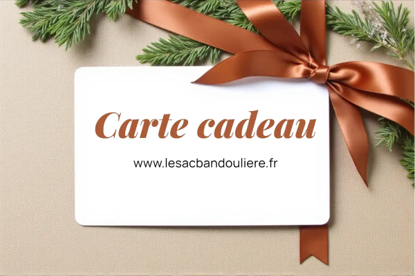 Carte cadeau pour sac bandoulière
