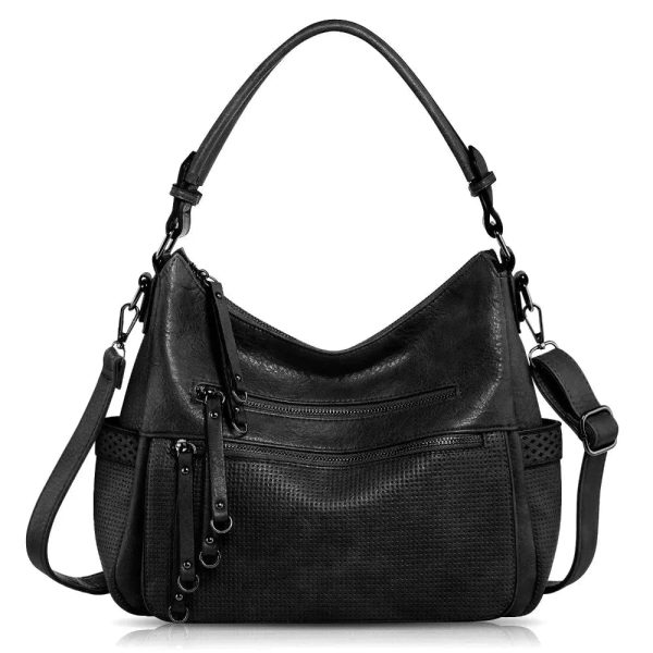 grand sac à main en simili cuir
