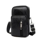 mini sacoche bandoulière homme noir