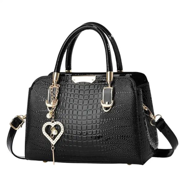 Sac à main bandoulière femme croco