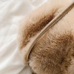 sac fausse fourrure noir
