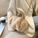 sac fausse fourrure blanc