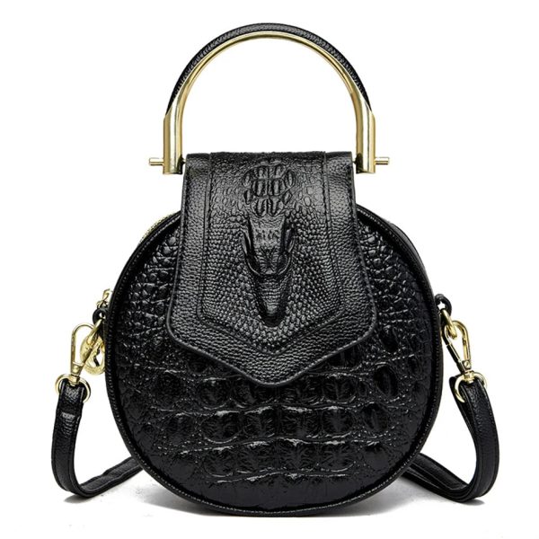 sac à main rond simili cuir
