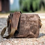 sac appareil photo marron