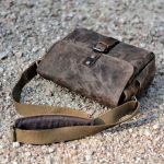 sac appareil photo gris foncé