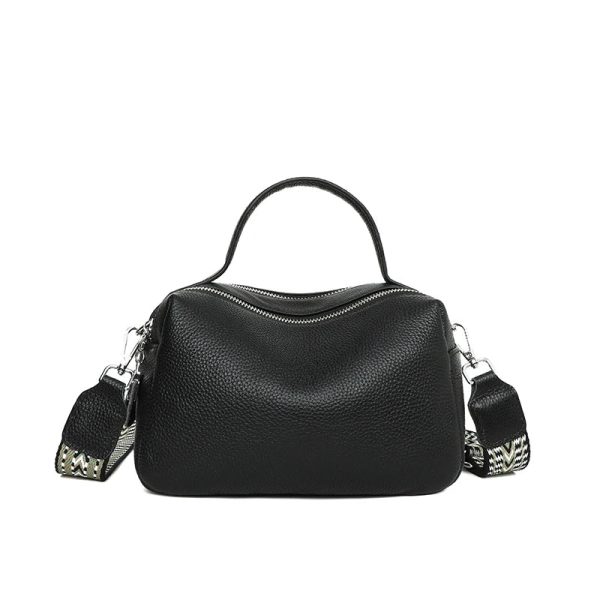 sac bandoulière en cuir véritable femme