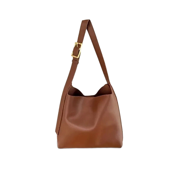 sac bandoulière femme en simili cuir noir