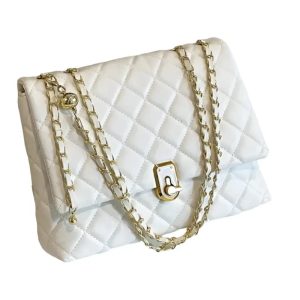 Sac bandoulière matelassé femme noir
