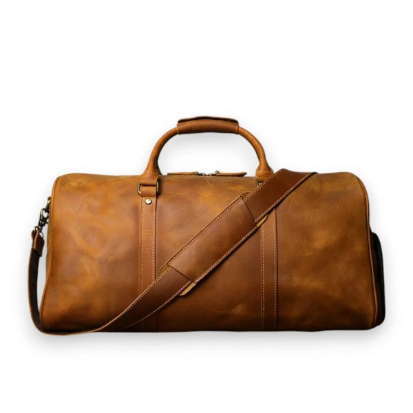 sac de voyage homme cuir vintage