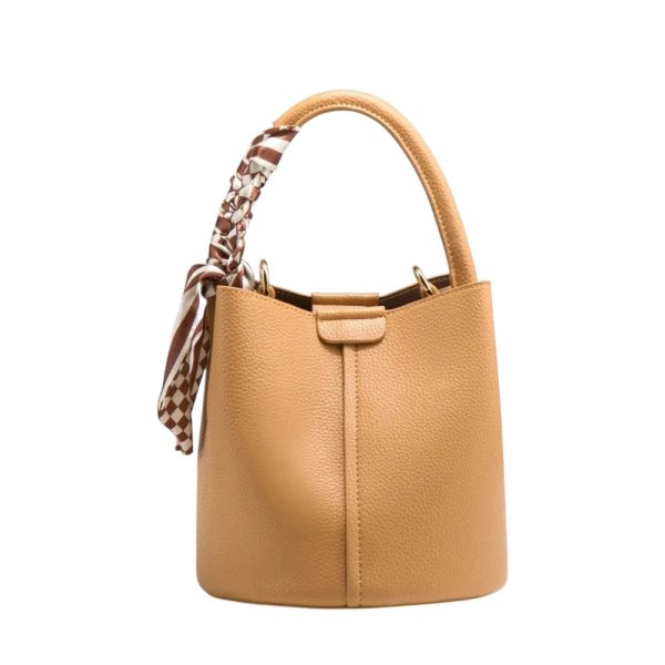 sac seau en simili cuir souple