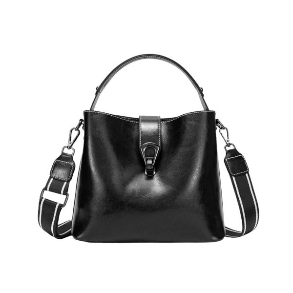 sac seau cuir femme