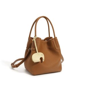 sac seau cuir véritable