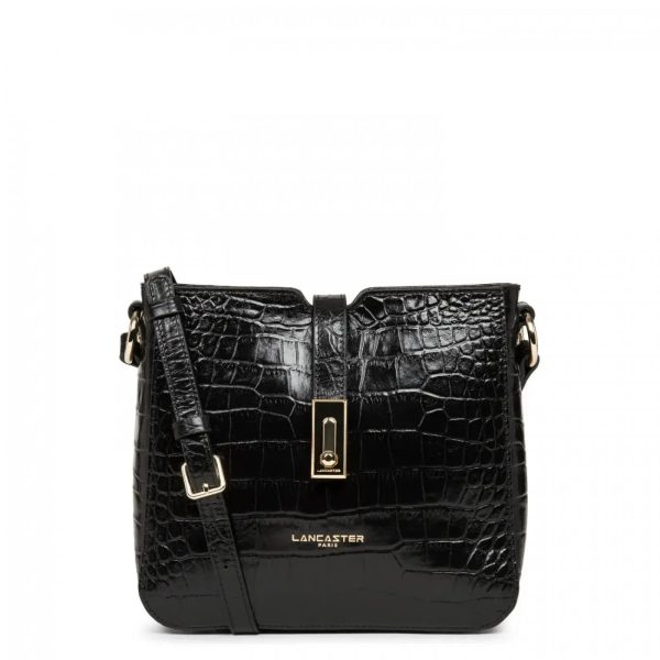 sac bandoulière Lancaster Exotic Croco 524-48