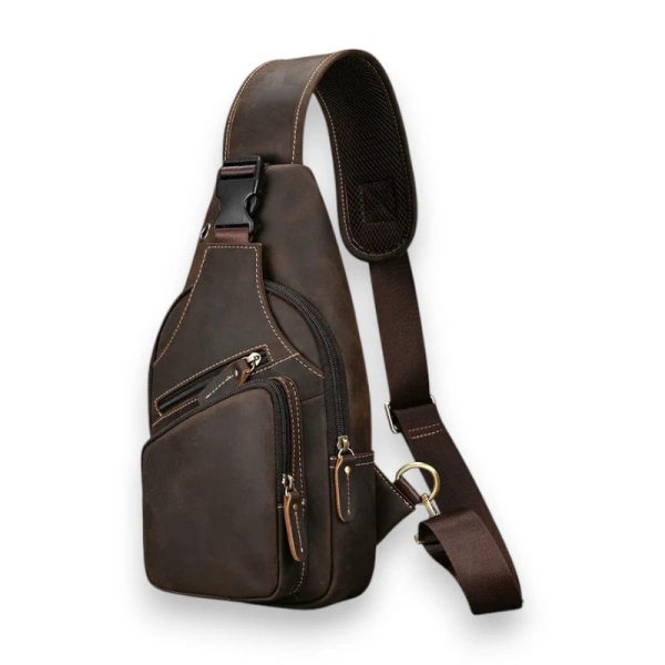 sacoche en cuir de vache homme