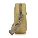 sacoche en toile homme marron clair