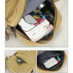 pochette avant sacoche en toile