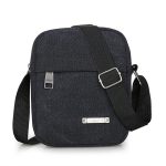 zip sacoche en toile homme