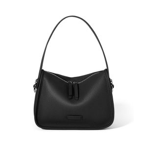 Petit sac à main cuir noir