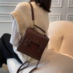 Sac à dos et à main beige