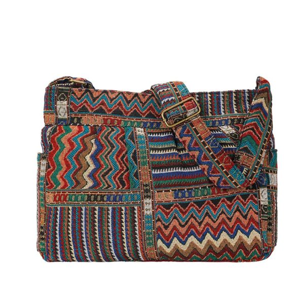 sac bandoulière ethnique coloré