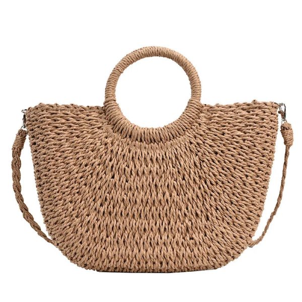 sac bandoulière paille
