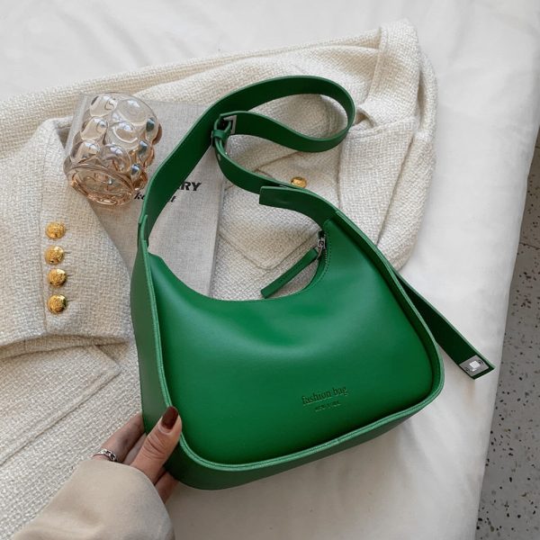 sac baguette couleur verte