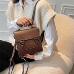 Sac à dos et à main marron