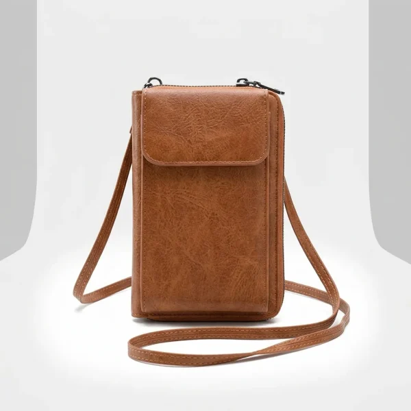 sac pochette cuir pu compact