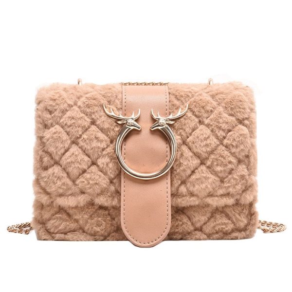 sac bandouliere moumoute avec texture douce