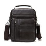 accessoire urbain en cuir noir