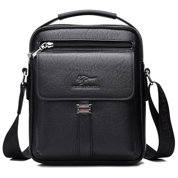 sacoche bandoulière homme cuir noir