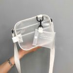 sac à bandoulière transparent élégant