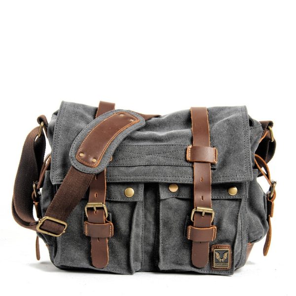 sacoche bandoulière homme toile